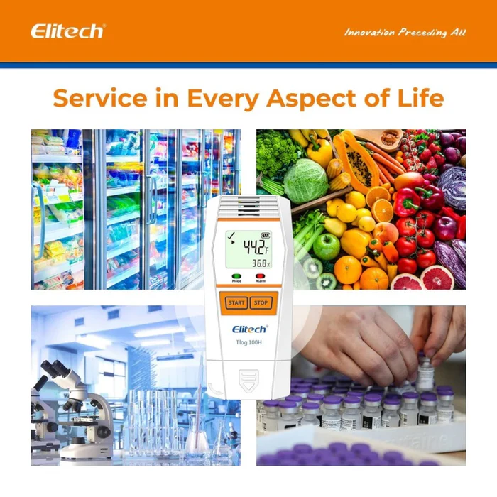 Elitech Tlog 100H Reusable Temperature And Humidity Data Logger, Range -30 To 70°C - Image 7